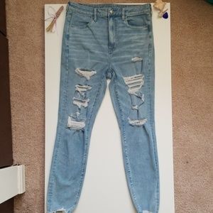 American Eagle 12 regular Super High Waist Jegging